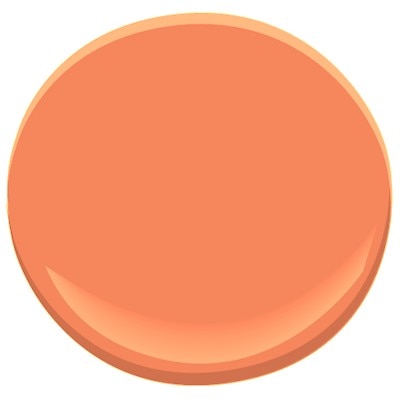 tangerine color paint