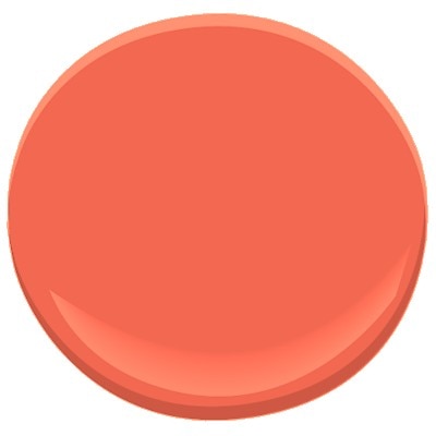 tangerine color paint