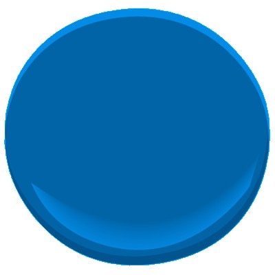 Brilliant Blue 2065-30 Paint - Benjamin Moore Brilliant Blue Paint