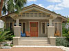 Benjamin Moore&rsquo;s antique white (OC-83) trim accentuates the features of this home.