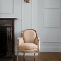 A living room painted delafield gray (DC-27)