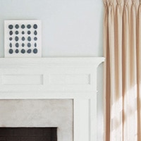 A living room painted dumbarton white (DC-29)