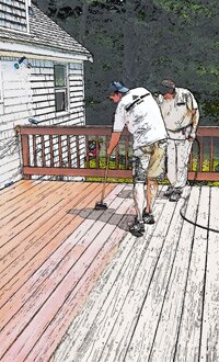 <h1>Expand your business by becoming an exterior stain application expert. Our training program will give you the skills.</h1>LEARN MORE
