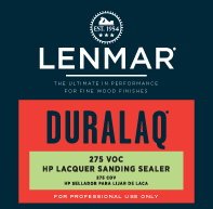 UltraLaq® 275 VOC HP Clear Lacquer Sanding Sealer UltraLaq® 275 VOC HP Clear Lacquer Sanding Sealer