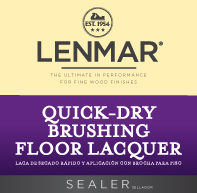 Quick-Dry Brushing Floor Lacquer - Sealer Quick-Dry Brushing Floor Lacquer - Sealer
