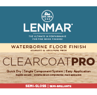 ClearCoat PRO Waterborne Floor Finish - Semi-Gloss ClearCoat PRO Waterborne Floor Finish - Semi-Gloss