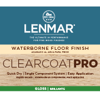 ClearCoat PRO Waterborne Floor Finish - Gloss ClearCoat PRO Waterborne Floor Finish - Gloss