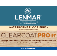 ClearCoat PRO HT Waterborne Floor Finish - Satin ClearCoat PRO HT Waterborne Floor Finish - Satin