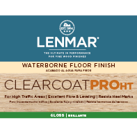 ClearCoat PRO HT Waterborne Floor Finish - Gloss ClearCoat PRO HT Waterborne Floor Finish - Gloss