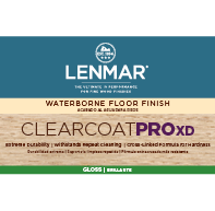 ClearCoat PRO XD Waterborne Floor Finish - Gloss ClearCoat PRO XD Waterborne Floor Finish - Gloss