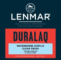 DuraLaq® Waterborne Acrylic Clear Finish - Gloss DuraLaq® Waterborne Acrylic Clear Finish - Gloss