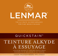 Teinture à essuyage alkyde à base claire QuickStain Teinture à essuyage alkyde à base claire QuickStain