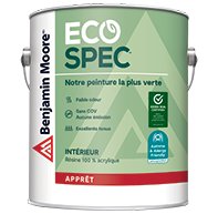 Peinture d'intérieur latex à base d'eau Eco Spec - Apprêt Peinture d'intérieur latex à base d'eau Eco Spec - Apprêt