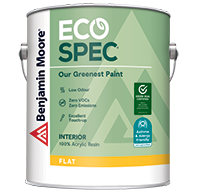 Eco Spec® Interior Latex Paint - Flat Eco Spec® Interior Latex Paint - Flat