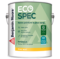 Peinture d'intérieur latex à base d'eau Eco Spec - Fini Mat Peinture d'intérieur latex à base d'eau Eco Spec - Fini Mat