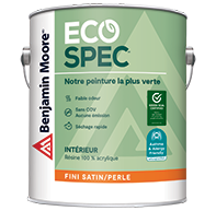 Peinture d'intérieur latex à base d'eau Eco Spec - Fini satin/perle Peinture d'intérieur latex à base d'eau Eco Spec - Fini satin/perle