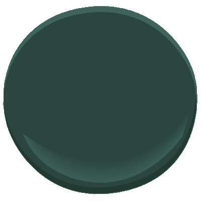 Hunter Green 2041-10 Paint - Benjamin Moore Hunter Green Paint Color ...