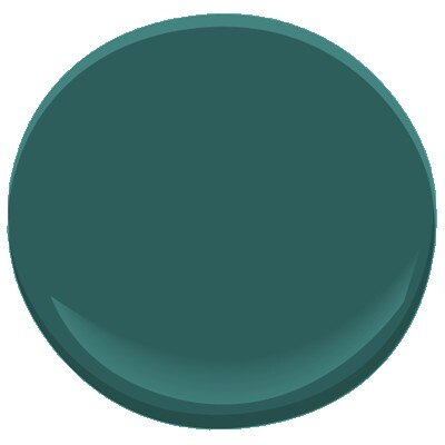 Pine Green 2051-20 Paint - Benjamin Moore Pine Green Paint Color Details