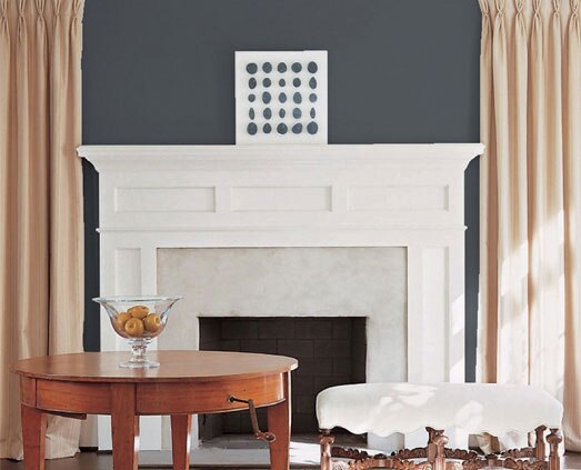Darryl Carter Gray Accent Color Ideas Benjamin Moore Bullock Gray