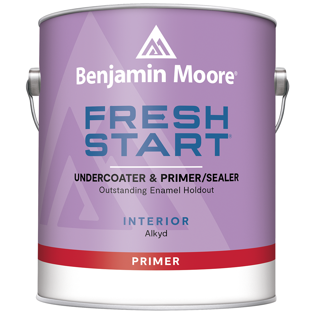 Benjamin Moore Fresh Start Undercoater & Primer/Sealer can