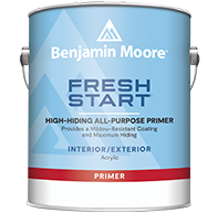 THORNHILL PAINT SUPPLIES A choice of acrylic or alkyd formulas that deliver exceptional adhesion, holdout and stain suppression and create the foundation for smooth, premium top coats on a variety of interior surfaces. <br><br><a href=https://www.benjaminmoore.com/en-ca/interior-exterior-paints-stains/fresh-start-premium-primers>See the full line of Fresh Start premium-quality, job-specific primers.</a>boom