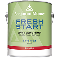 FRANKLIN & LENNON PAINT CO. A choice of acrylic or alkyd formulas that deliver exceptional adhesion, holdout and stain suppression and create the foundation for durable, premium top coats on a variety of exterior surfaces. <br><br><a href=https://www.benjaminmoore.com/en-us/interior-exterior-paints-stains/fresh-start-premium-primers>See the full line of Fresh Start premium-quality, job-specific primers.</a>boom