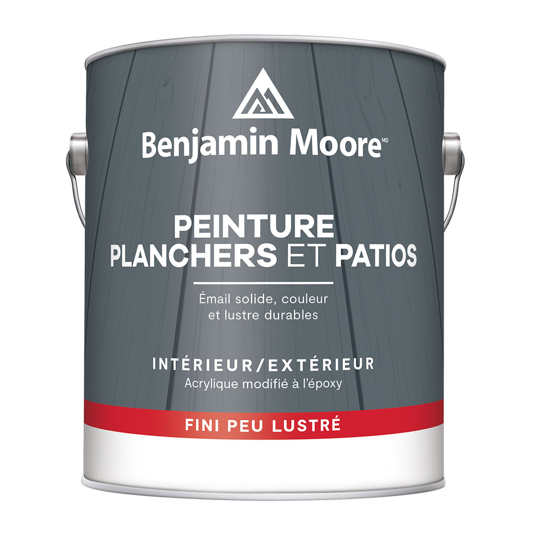 Émail latex pour planchers et patios - Fini peu lustré