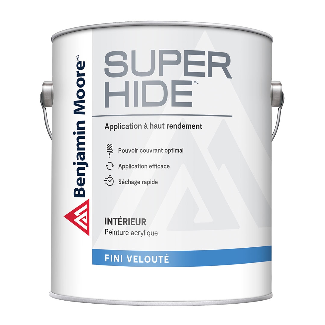 Peinture d'intérieur à faible teneur en COV Super Hide - Fini velouté