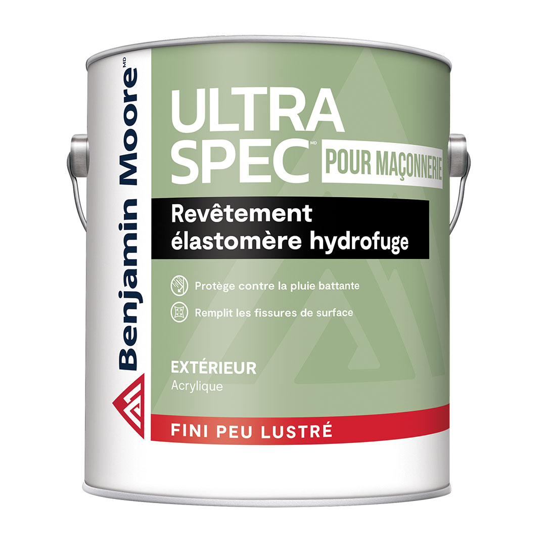 Revêtement hydrofuge élastomère pour maçonnerie Ultra Spec - Fini peu lustré