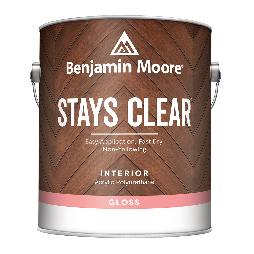 Benjamin Moore Stays Clear Acrylic Polyurethane can