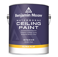 BENJAMIN MOORE PAINT STOP Waterborne Ceiling Paint is an ultra flat finish designed to hide common ceiling imperfections for a look that is virtually flawless.boom