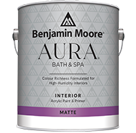 MAPLE PAINTS & WALLPAPER Aura Bath & Spa is a luxurious matte finish designed for high-humidity environments.boom