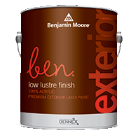 PORTAGE AVENUE PAINTS INC. ben Exterior provides dependable performance with easy application for beautiful transformations.boom