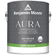 Aura Waterborne Exterior Paint Semi-gloss Finish 4x Base Quart