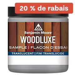 Flacon d’essai de la teinture d'extérieur Woodluxe - Fini translucide, 236 ml
