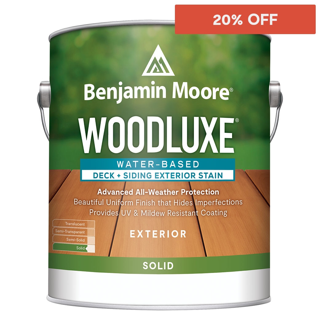 Woodluxe® Water-Based Deck + Siding Exterior Stain Woodluxe® Water-Based Deck + Siding Exterior Stain