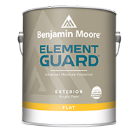 BENJAMIN MOORE PAINT STOP Element Guard&reg; exterior paint performs in any weather and is specially formulated to tackle one of the most difficult painting environments: high moisture.boom