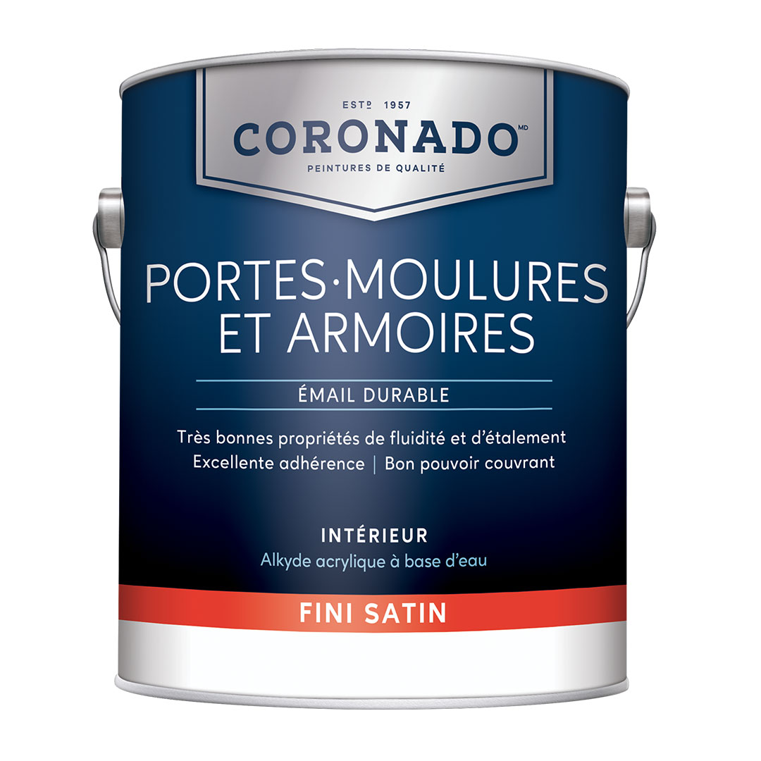 Émail pour portes, moulures et armoires - Fini satin