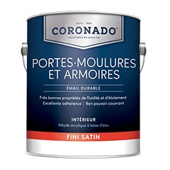 Émail pour portes, moulures et armoires - Fini satin