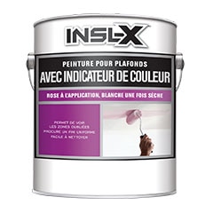 Peinture pour plafonds avec indicateur de couleur - Fini mat