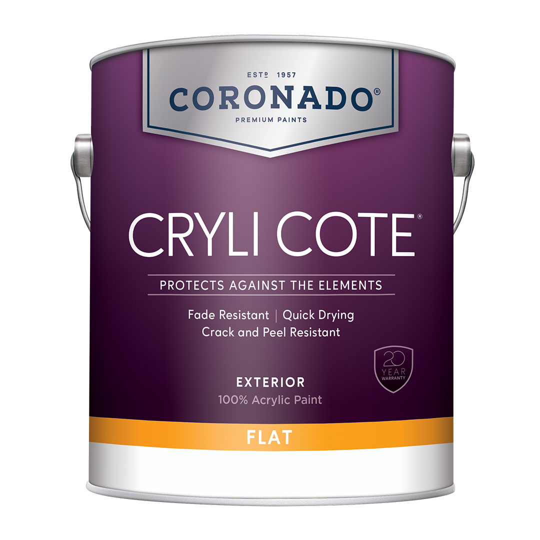 Cryli Cote® 100% Acrylic Exterior Paint - Flat