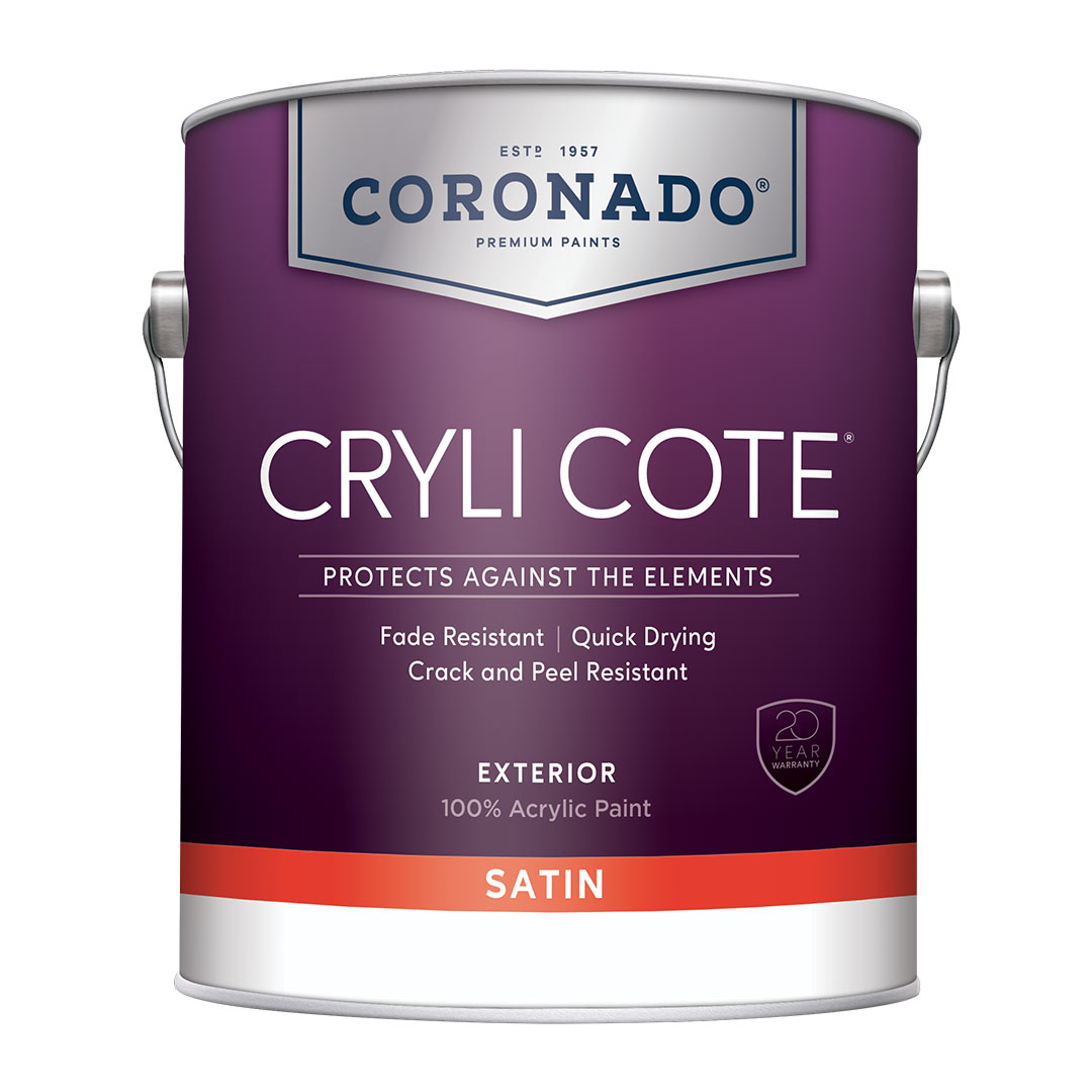 Cryli Cote® 100% Acrylic Exterior Paint - Satin