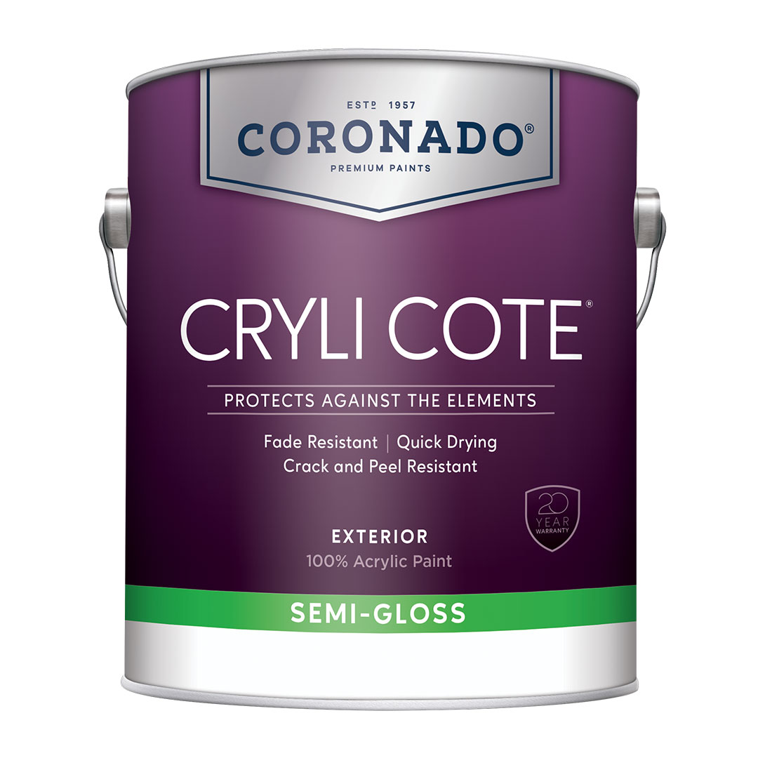 Cryli Cote® 100% Acrylic Exterior Paint - Semi-Gloss