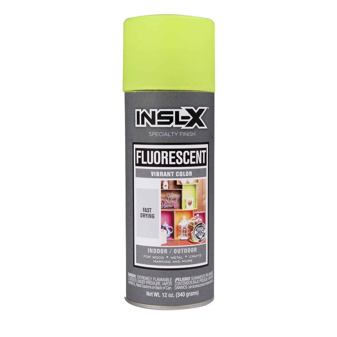 Decorative Fluorescent Finish Spray Paint - Flat