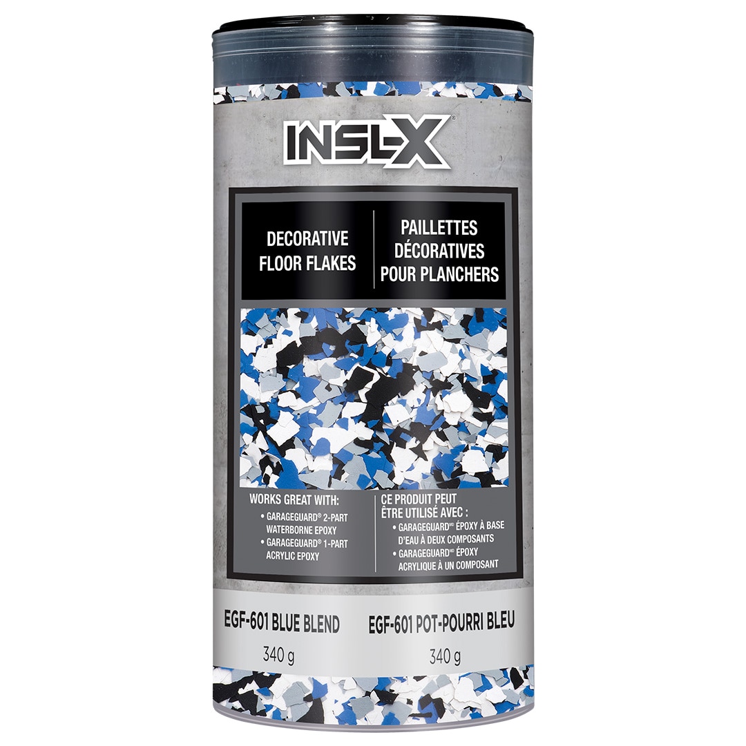 Insl-X Decorative Floor Flakes Blue Finish