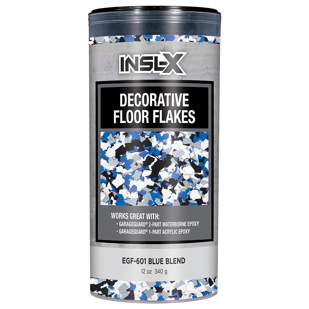 Insl-X Decorative Floor Flakes Blue Finish