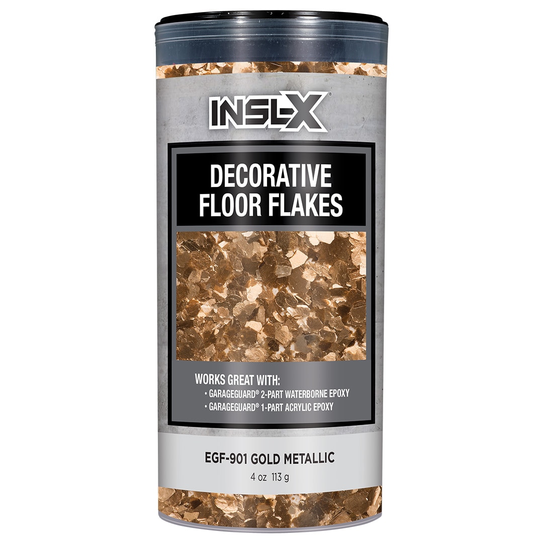 Insl-X Decorative Floor Flakes Gold Finish
