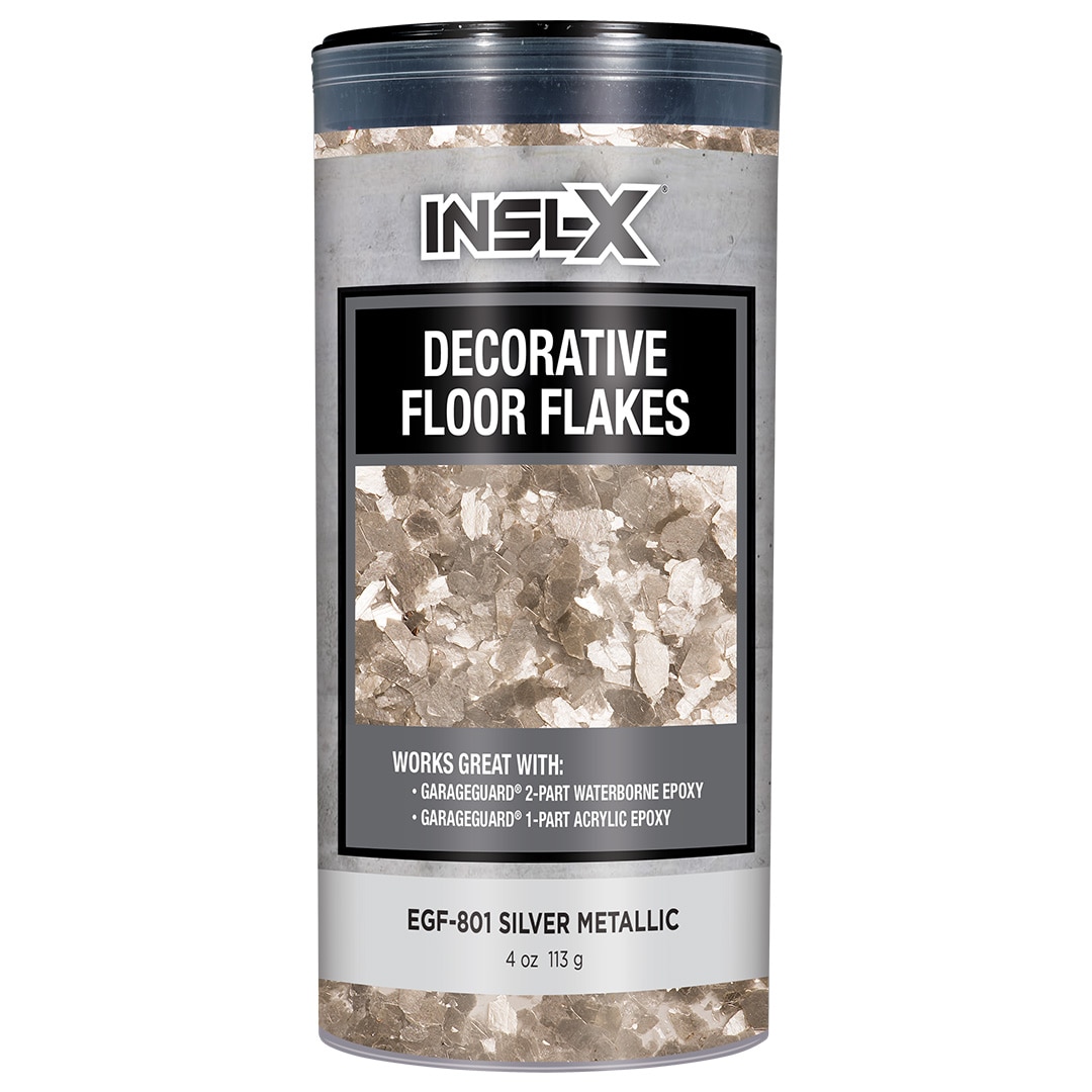 Insl-X Decorative Floor Flakes Silver Finish