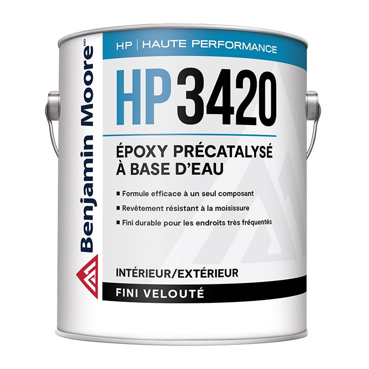 Époxy précatalysé à base d’eau haute performance - Fini velouté