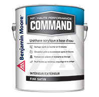 Uréthane acrylique à base d'eau CommandMD fini satin
